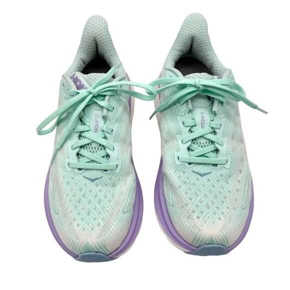 HOKA Clifton 9 Sunlit Ocean Lilac Mist Women’s - size 8 - Picture 8 of 8